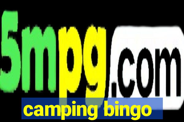 camping bingo