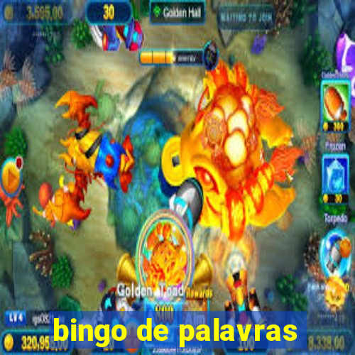 bingo de palavras