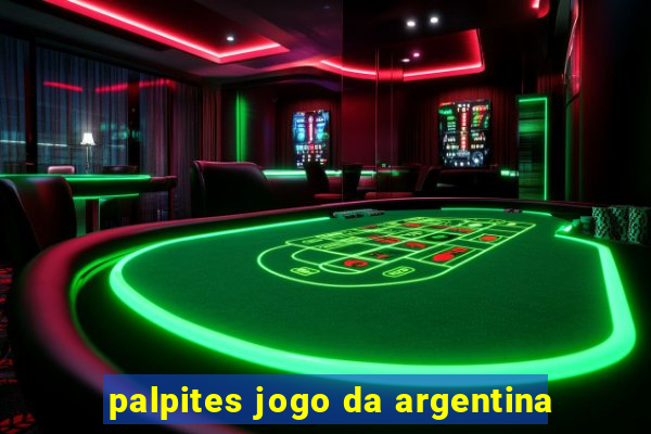 palpites jogo da argentina