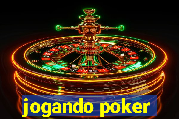 jogando poker