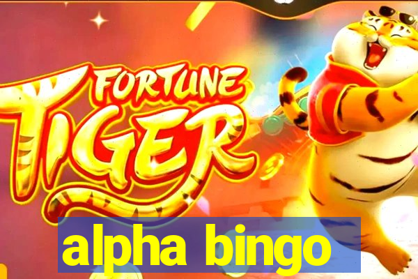 alpha bingo