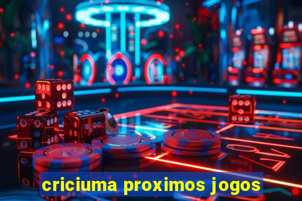 criciuma proximos jogos