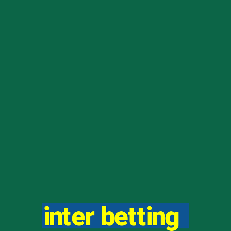 inter betting