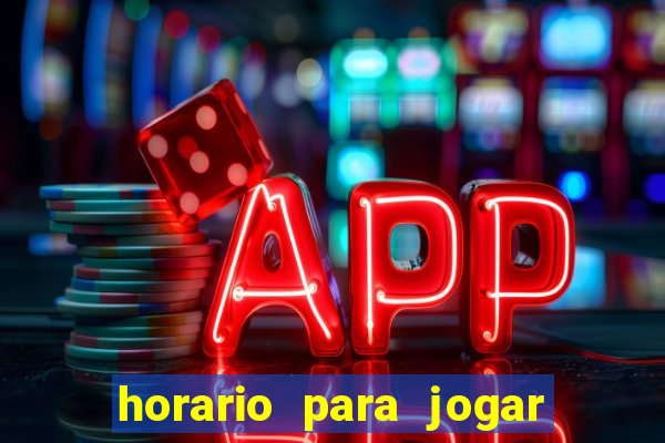 horario para jogar fortune rabbit