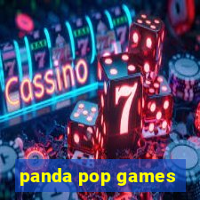 panda pop games