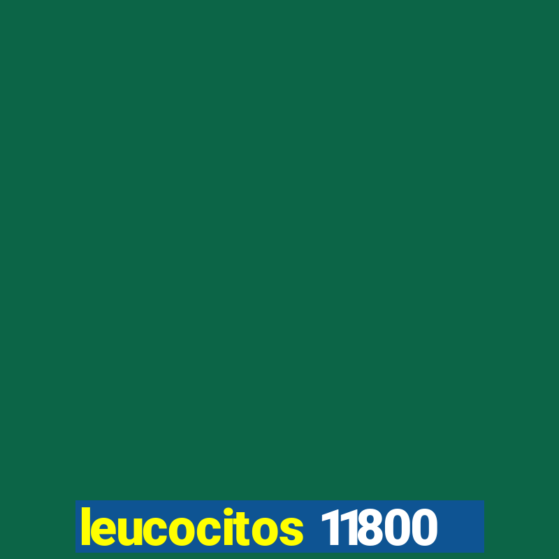 leucocitos 11800