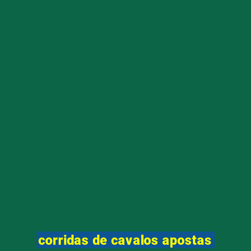 corridas de cavalos apostas