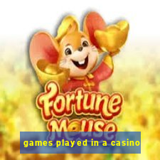 games played in a casino