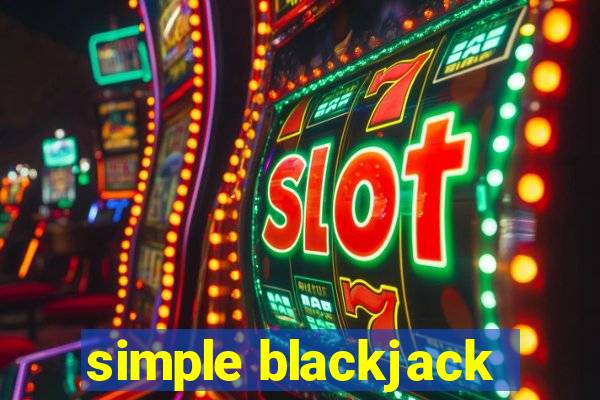 simple blackjack