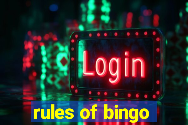 rules of bingo