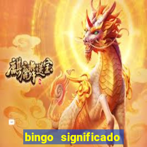 bingo significado da palavra