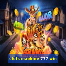 slots machine 777 win