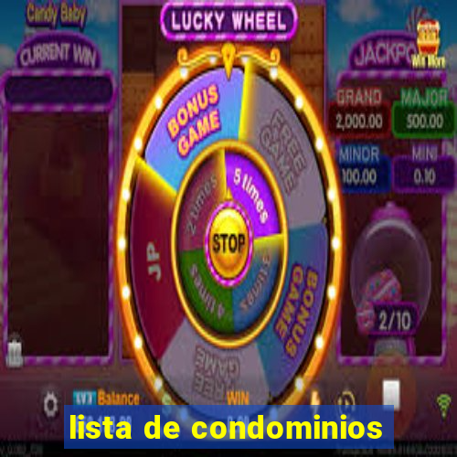 lista de condominios