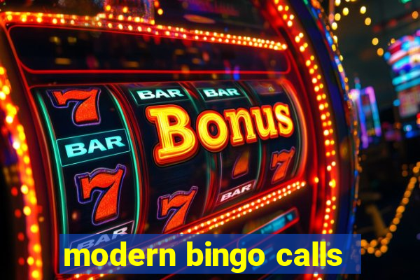 modern bingo calls