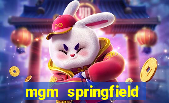 mgm springfield slot payout percentage