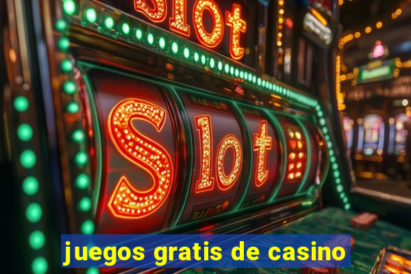 juegos gratis de casino