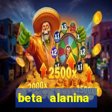 beta alanina aumenta a pressao