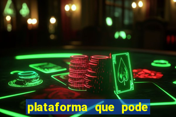 plataforma que pode depositar 1 real