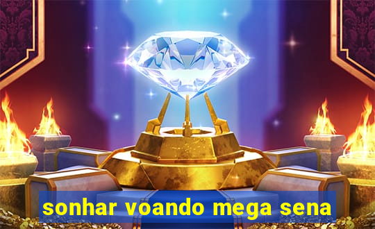 sonhar voando mega sena