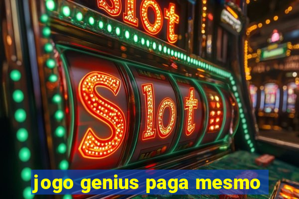 jogo genius paga mesmo