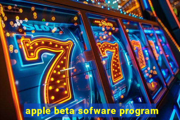 apple beta sofware program