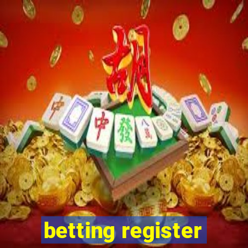 betting register