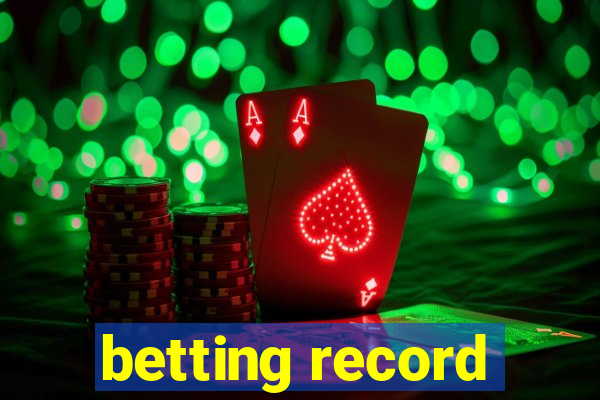 betting record