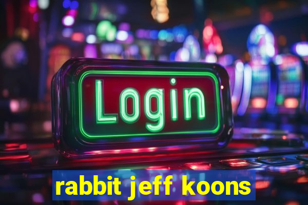 rabbit jeff koons