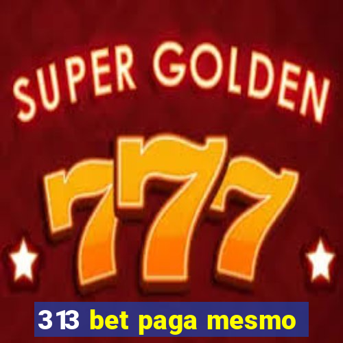 313 bet paga mesmo