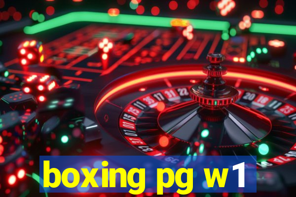 boxing pg w1