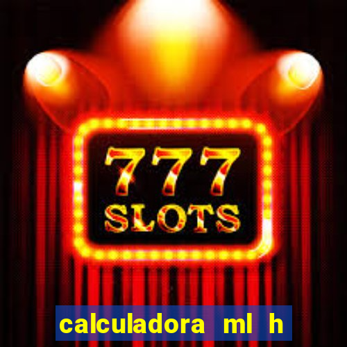 calculadora ml h para mcg kg min