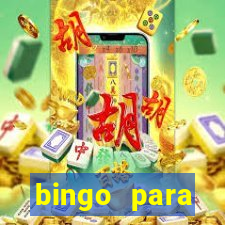 bingo para despedida de solteira para imprimir