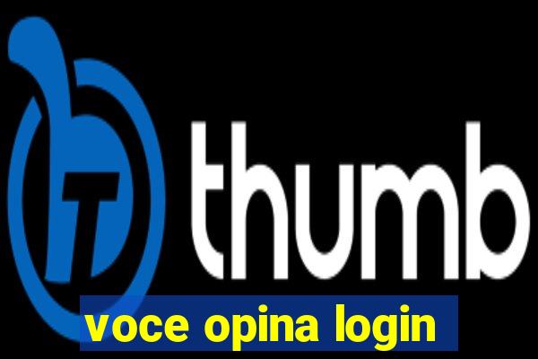 voce opina login