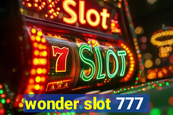 wonder slot 777