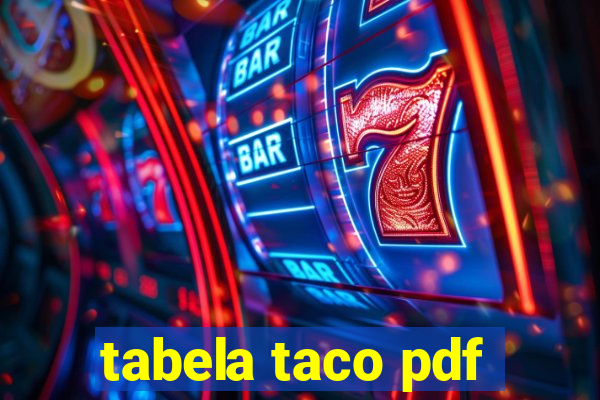 tabela taco pdf