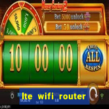 lte wifi router with sim card slot